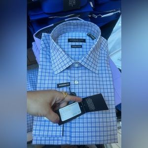 London Fog Mens Modern Fit 100% Cotton Wrinkle Free Long Sleeve 🔥🔥🔥